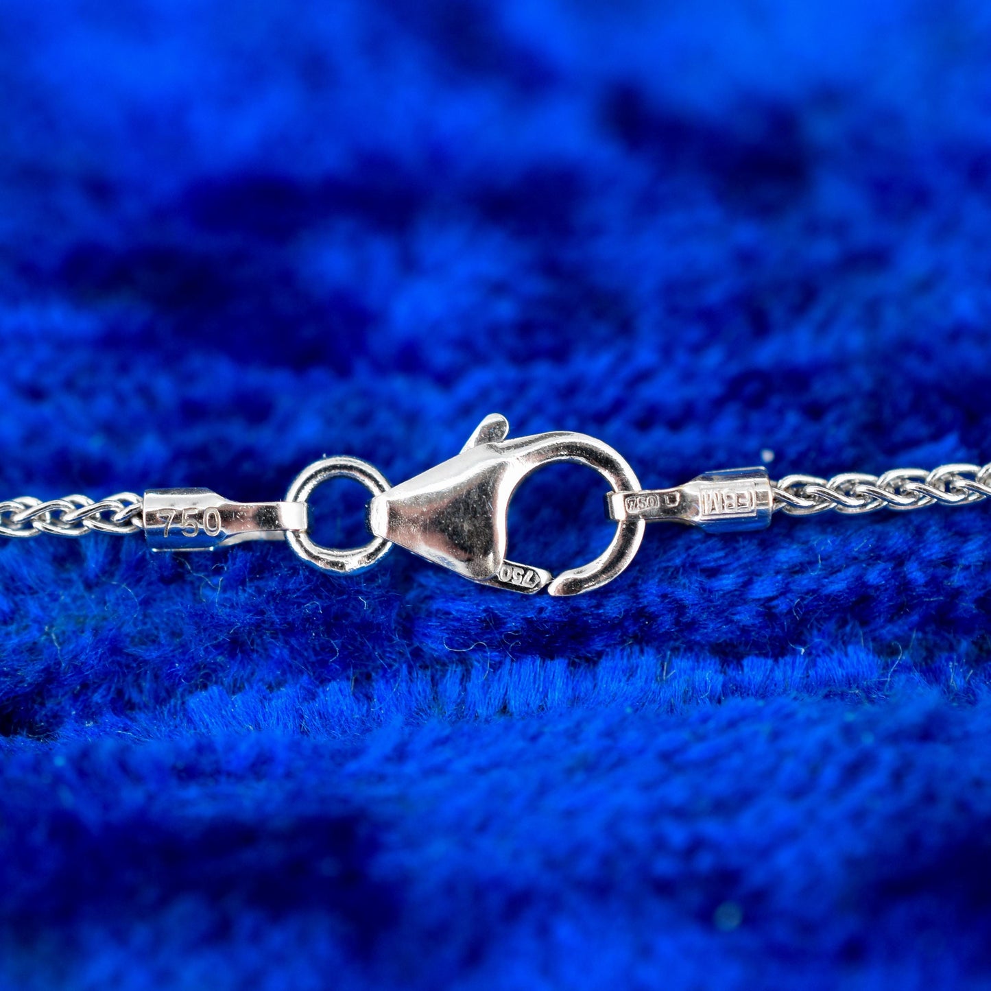 Opal and Diamond 18ct White Gold Pendant Necklace | 17.75"