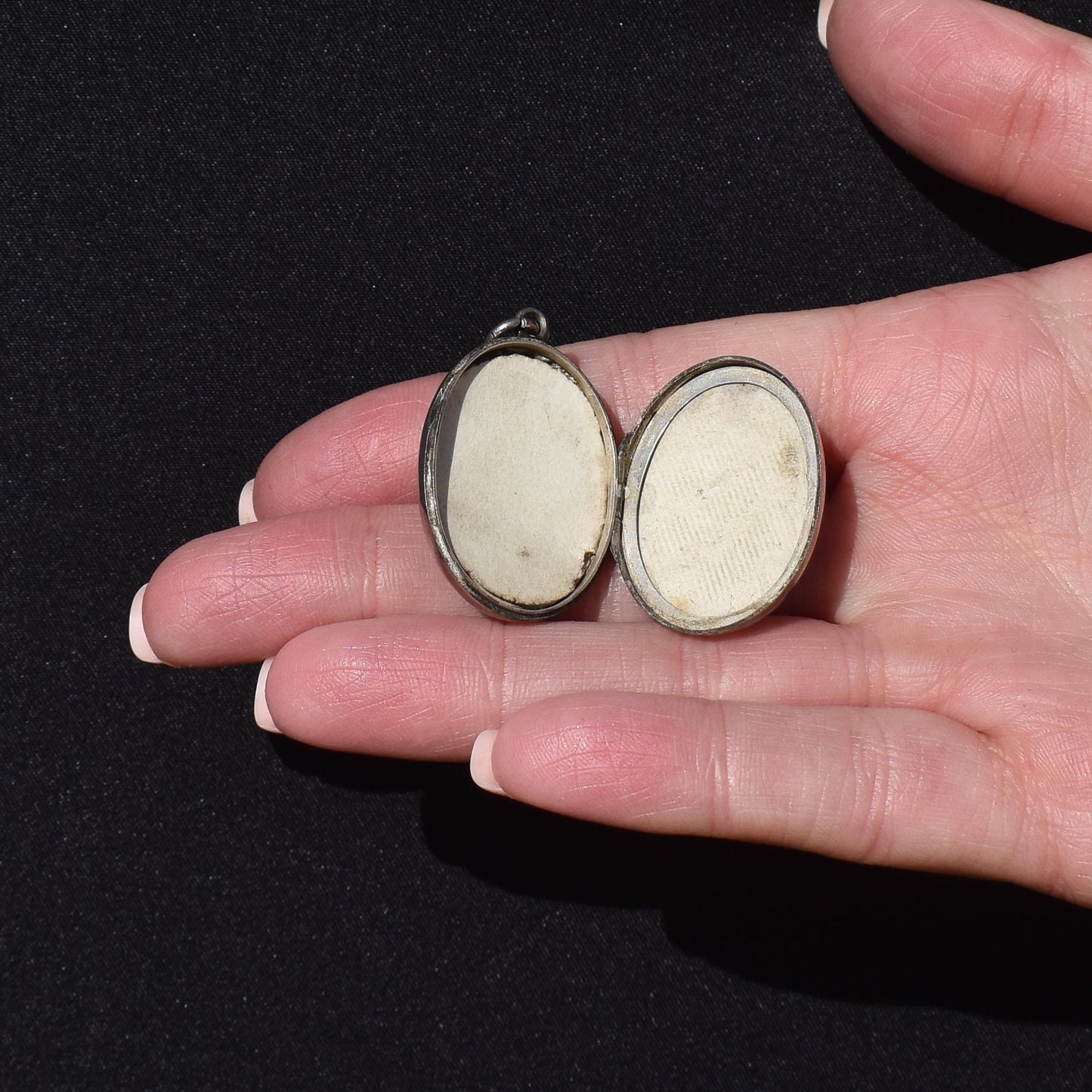 Antique Sterling Silver Horseshoe Locket Pendant | Birmingham 1887