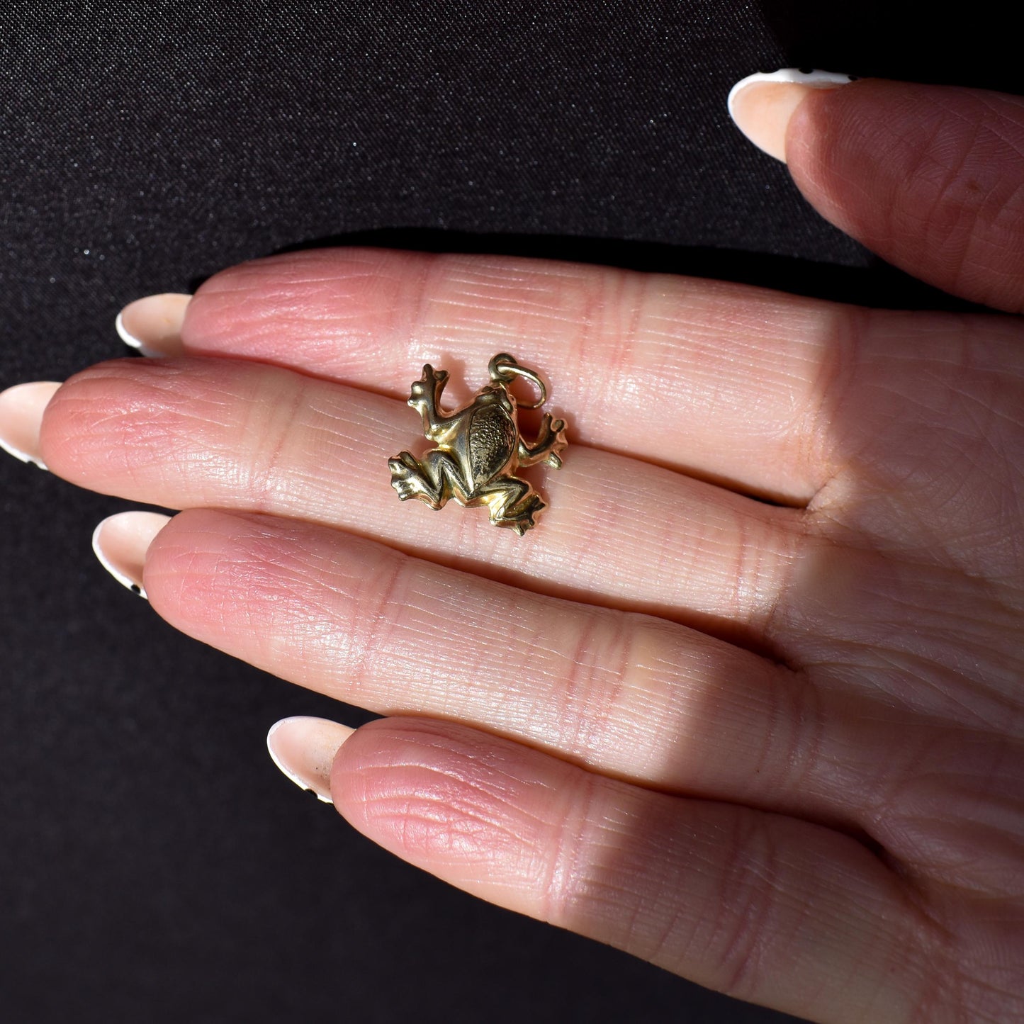 Vintage 9ct Gold Frog Charm