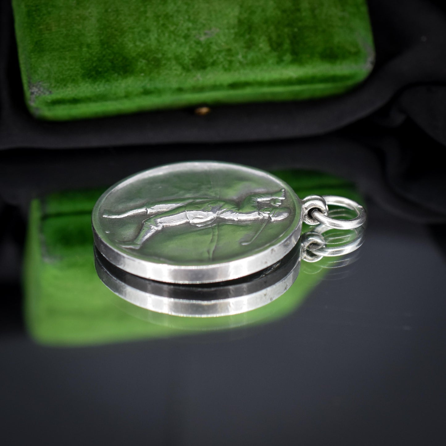 Vintage Golf 'Golfer' Medal Medallion Pendant | Dated 1945