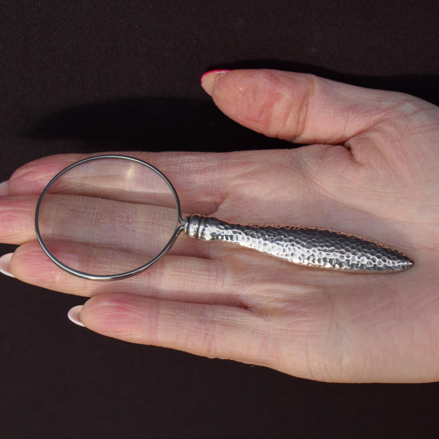 Antique Sterling Silver Magnifying Glass | Birmingham 1914