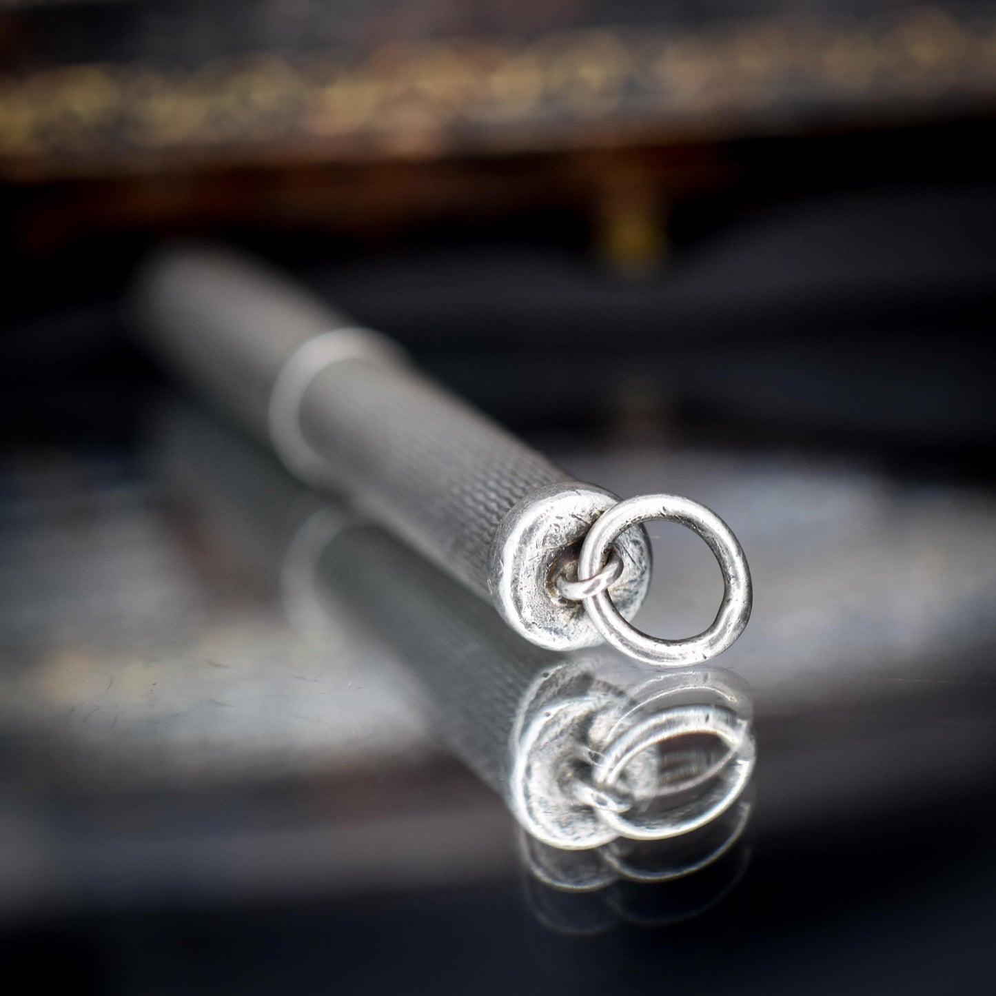 Vintage Sterling Silver and Gold Toothpick Pendant | 1995