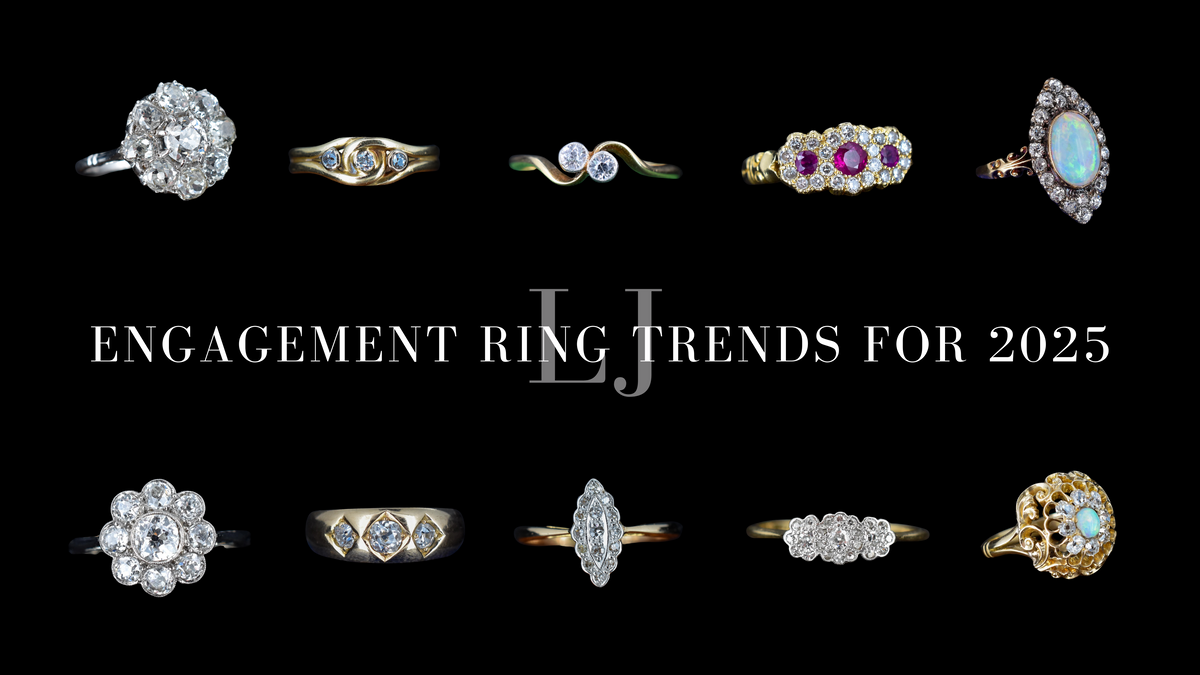Vintage and Antique Engagement Ring Trends for 2025 – Lancastrian Jewellers