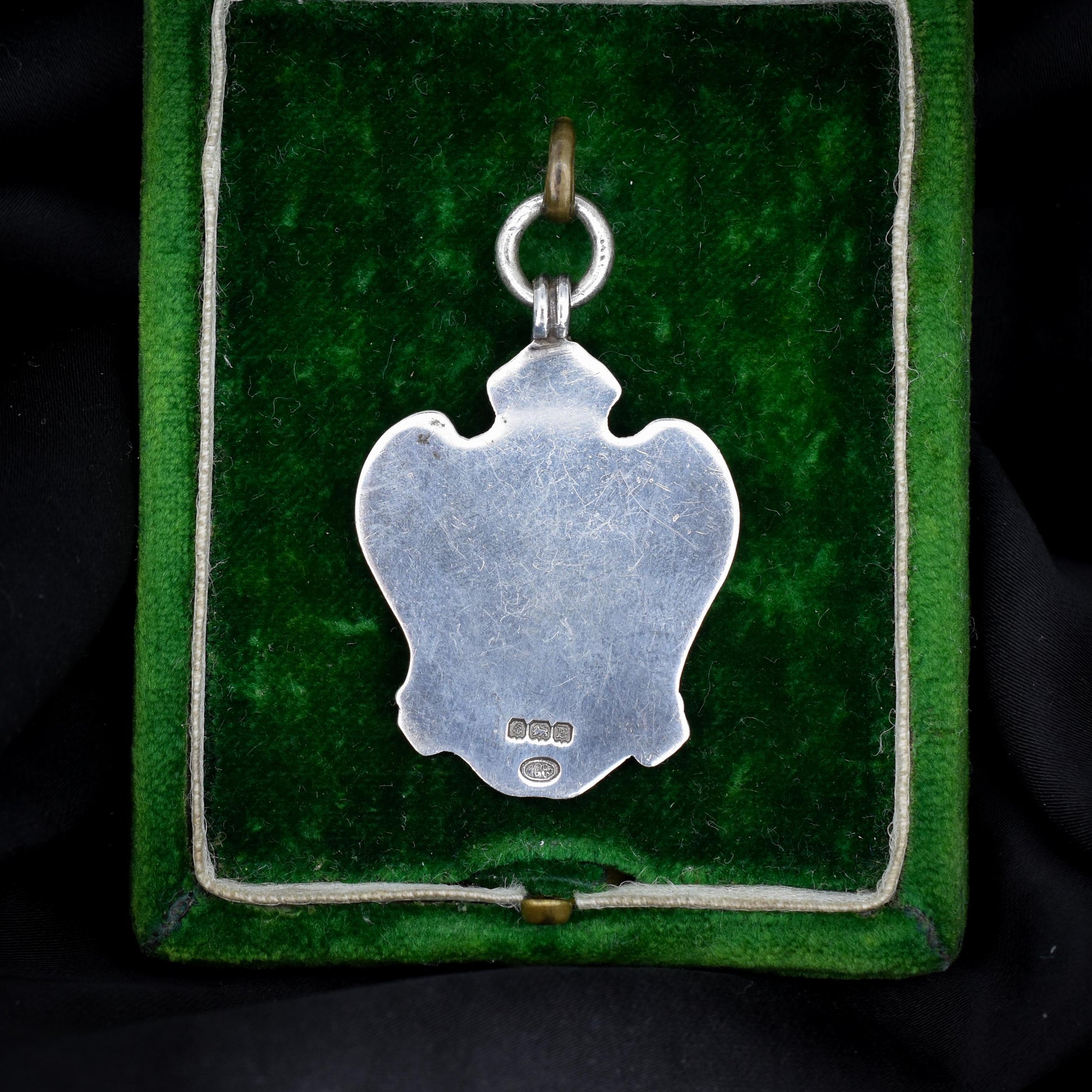 Art Deco '1929' Gold Silver Fob Medal Medallion Pendant