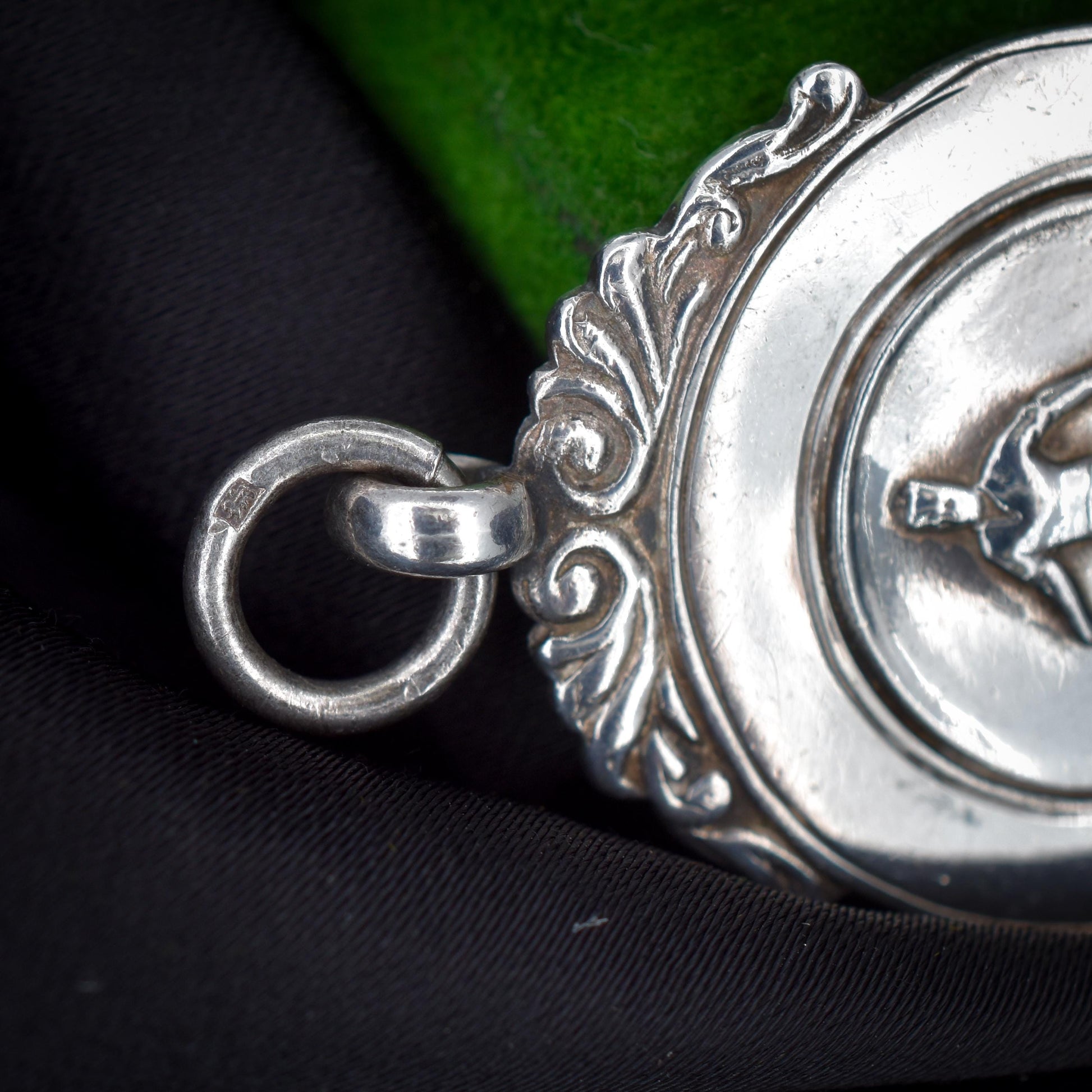 Art Deco 'Football' Medal Medallion Pendant | Dated 1927