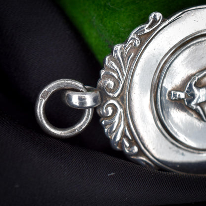 Art Deco 'Football' Medal Medallion Pendant | Dated 1927