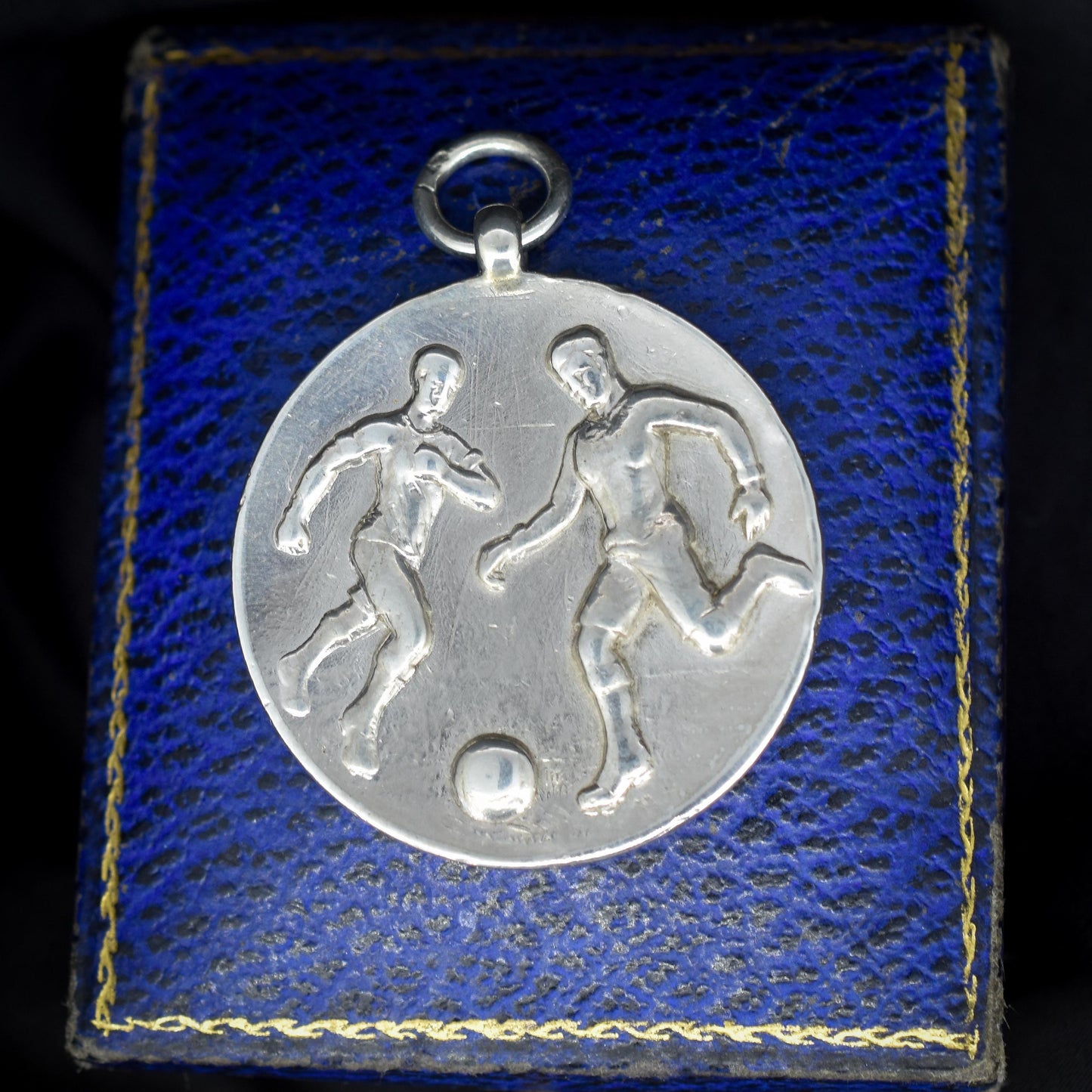 Art Deco 'Football Players' Medal Medallion Pendant | Dated 1926