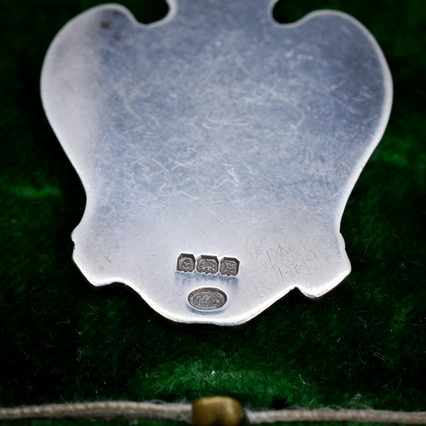 Art Deco '1929' Gold Silver Fob Medal Medallion Pendant