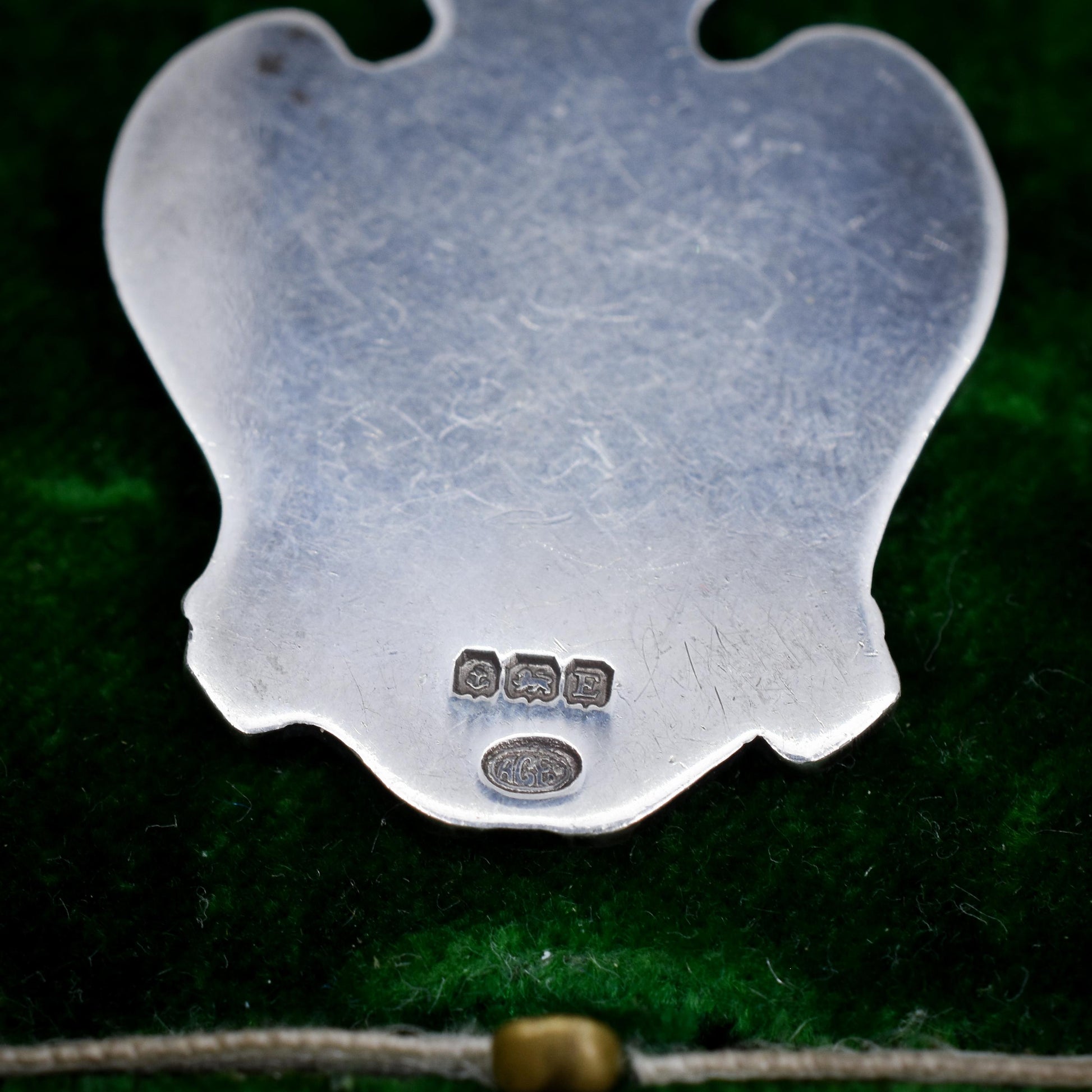 Art Deco '1929' Gold Silver Fob Medal Medallion Pendant