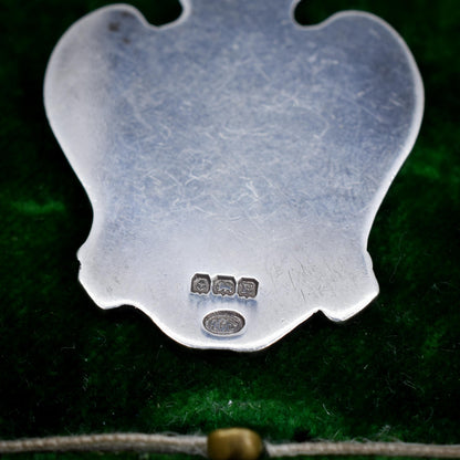 Art Deco '1929' Gold Silver Fob Medal Medallion Pendant