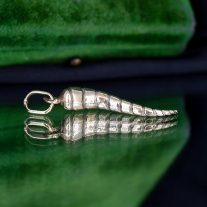 Vintage 9ct Yellow Gold Italian Horn of Plenty 'Cornicello' Charm Pendant