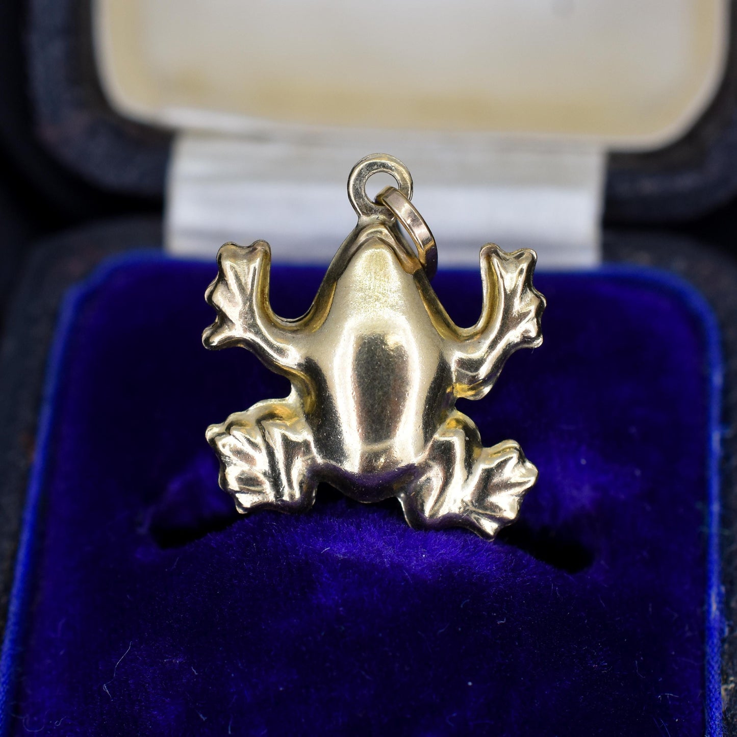 Vintage 9ct Gold Frog Charm