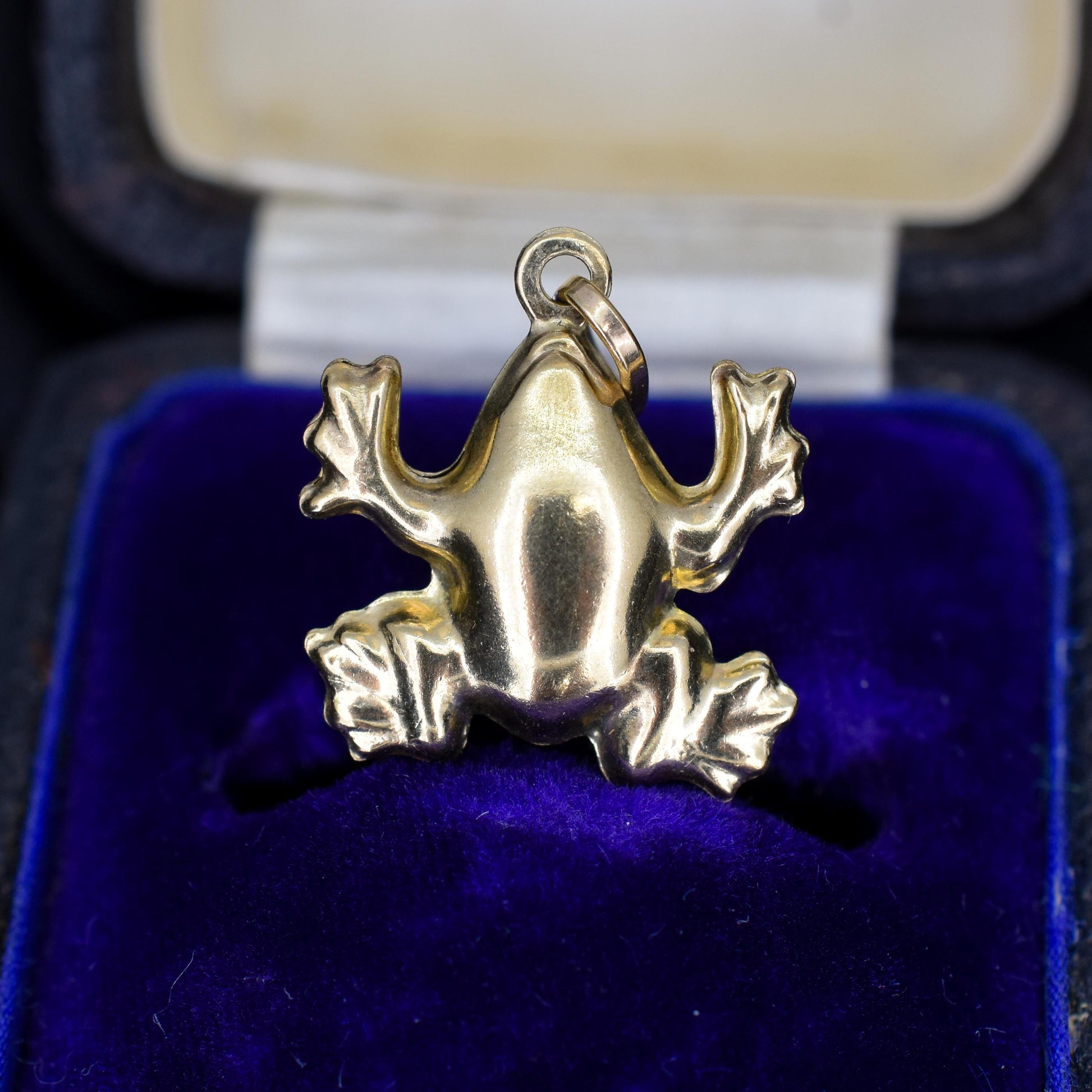 Vintage 9ct Gold Frog Charm