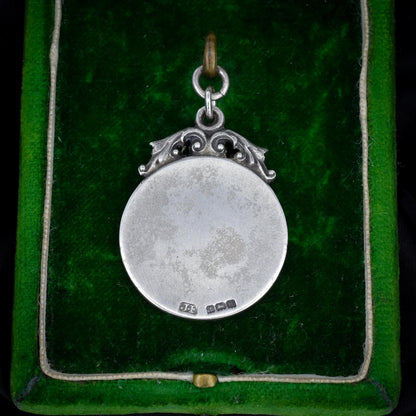 Art Deco 'Cricket' Medal Medallion Pendant | Dated 1932