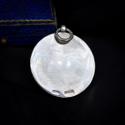 Art Deco 'Football Players' Medal Medallion Pendant | Dated 1926