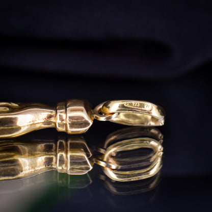 Vintage 18ct Gold Italian Hand Mano Cornuto Charm Pendant