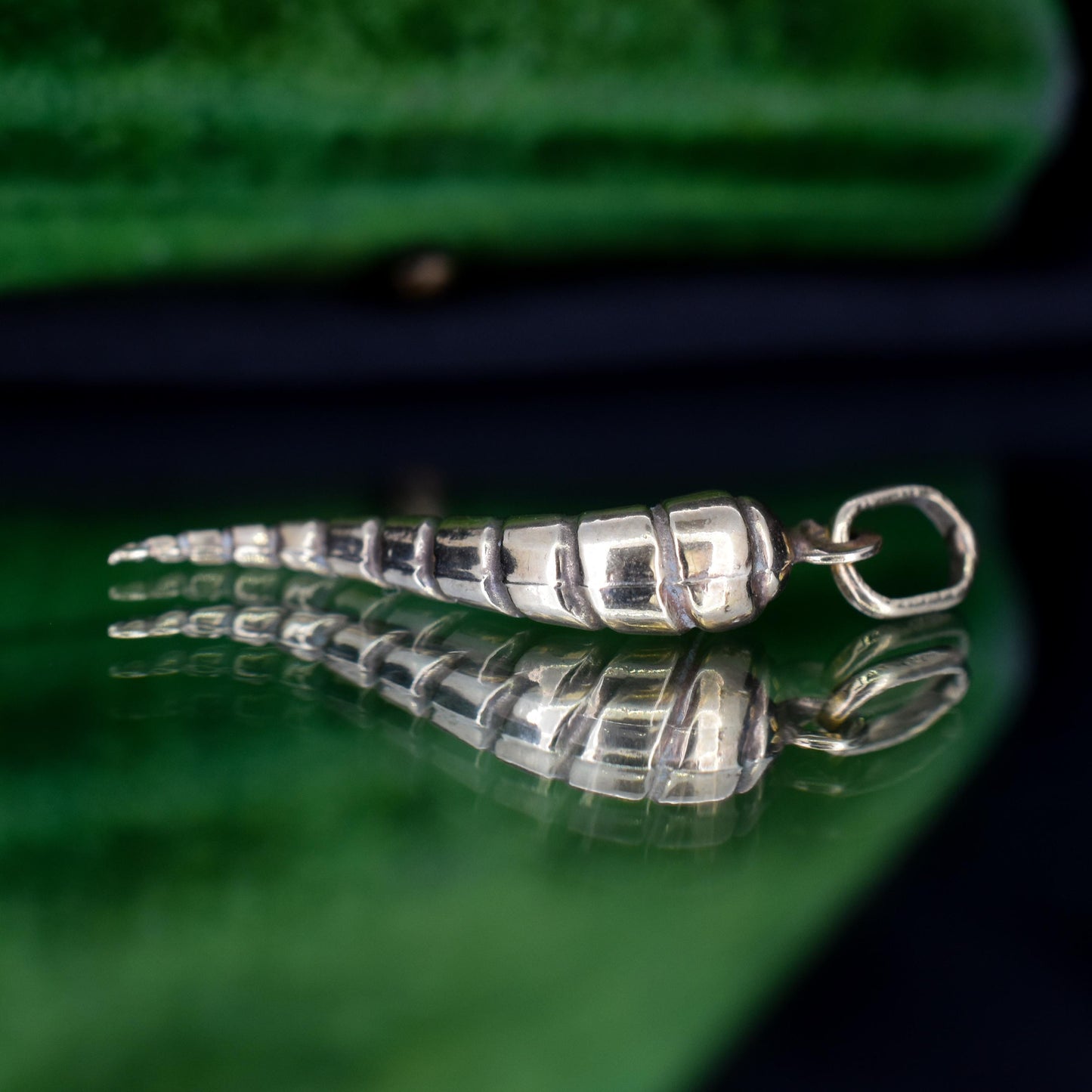 Vintage 9ct Yellow Gold Italian Horn of Plenty 'Cornicello' Charm Pendant