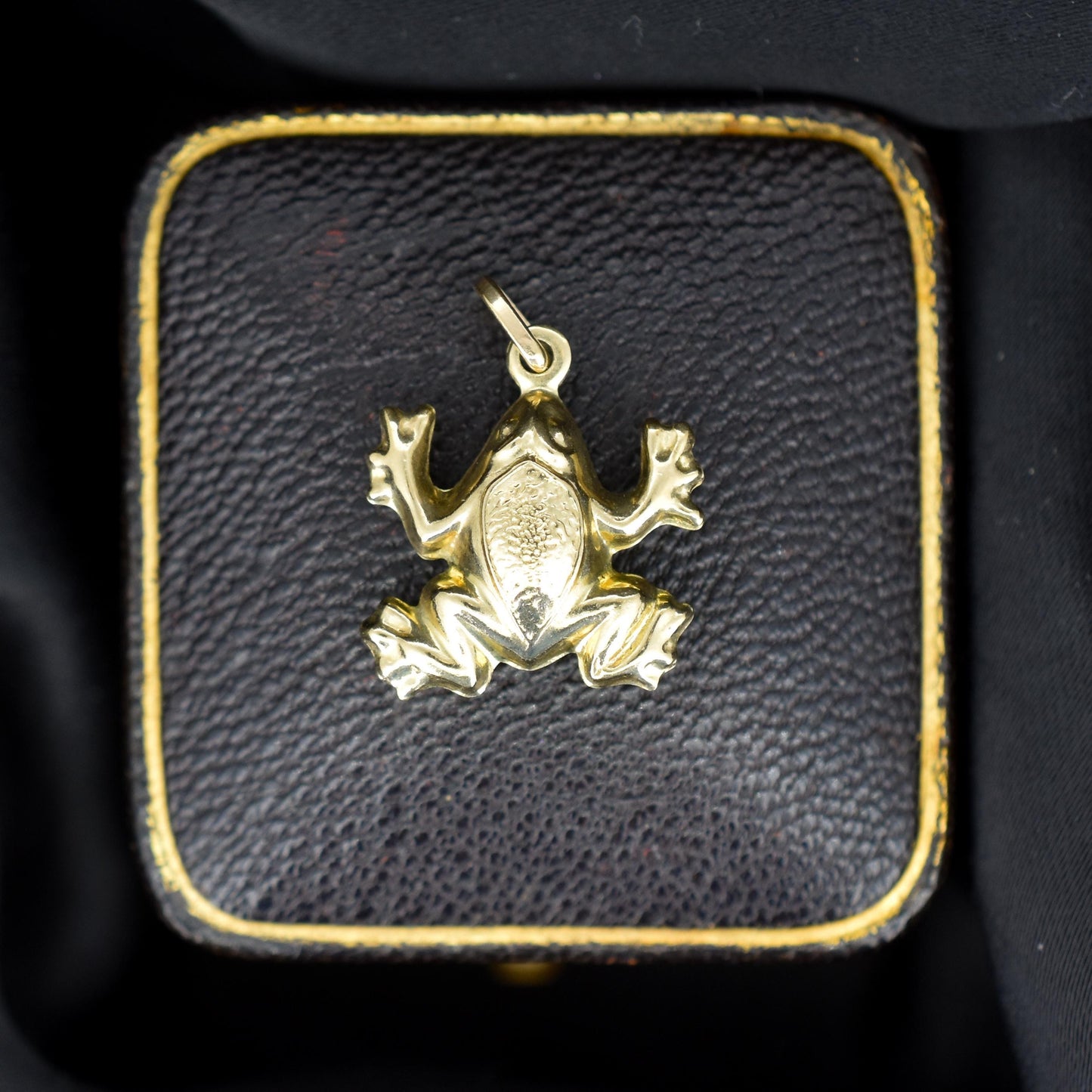 Vintage 9ct Gold Frog Charm