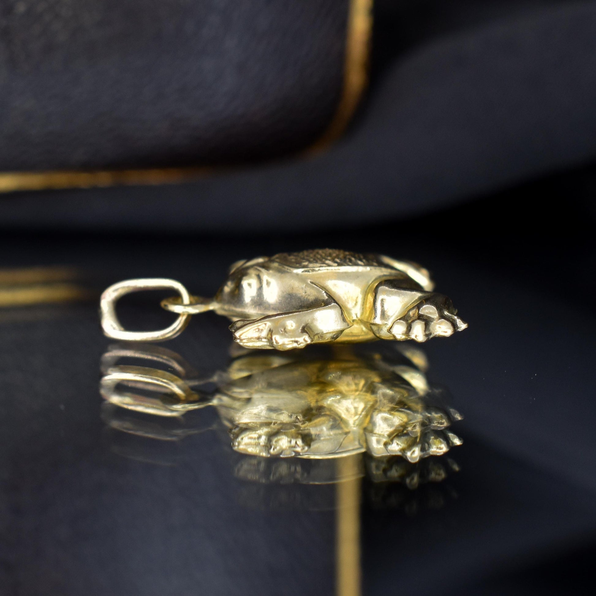 Vintage 9ct Gold Frog Charm