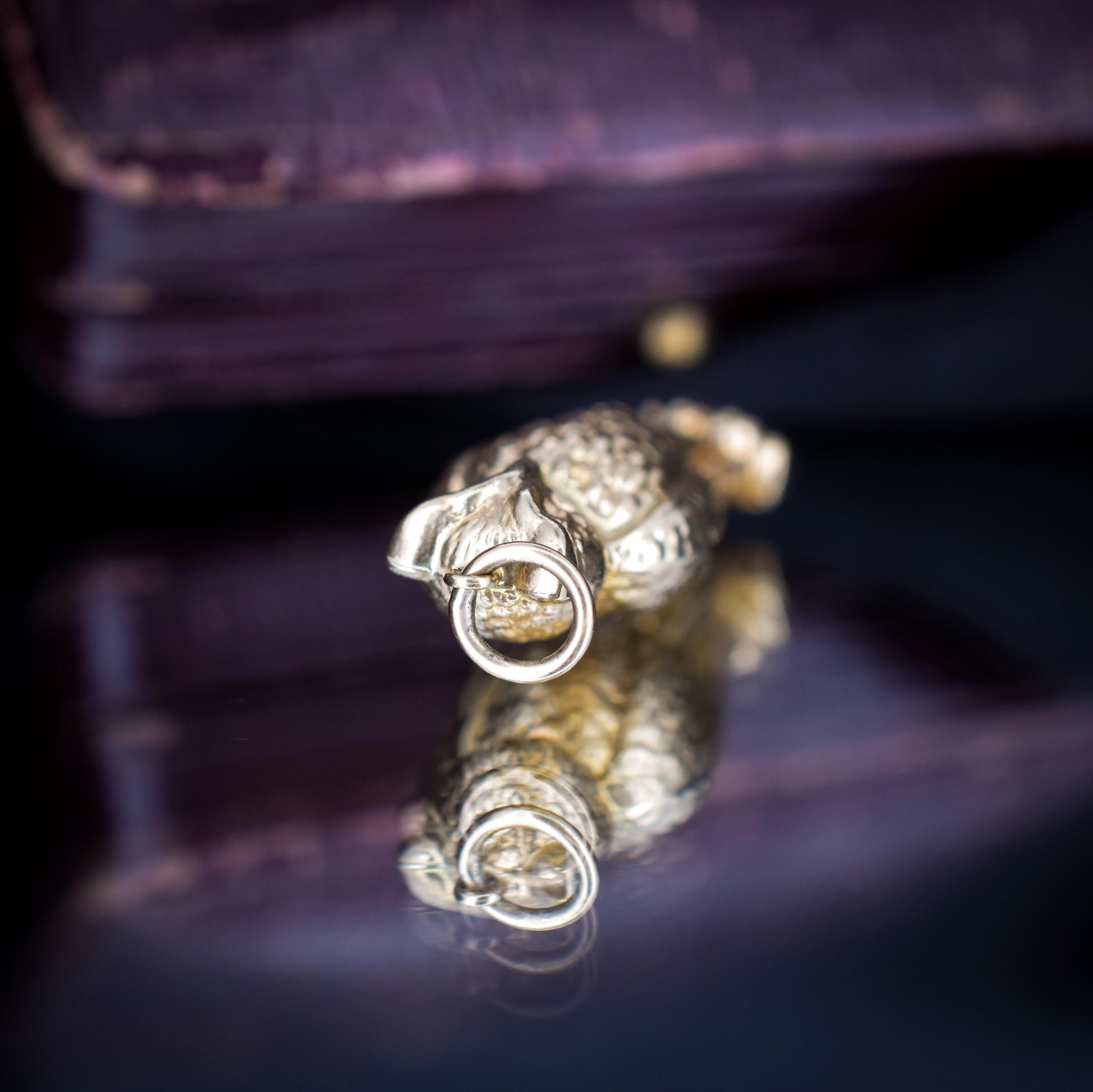 Vintage 9ct Gold Wise Owl Charm Pendant