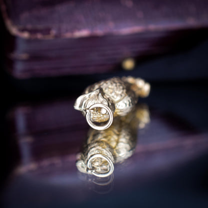 Vintage 9ct Gold Wise Owl Charm Pendant