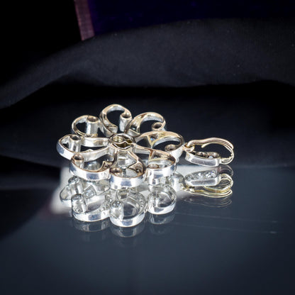 Antique Victorian Old Cut Diamond Snowflake Gold Pendant