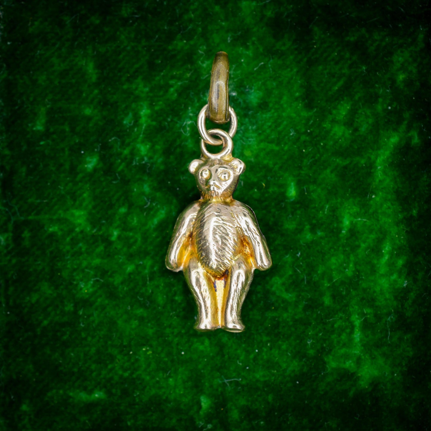 Antique 9ct Gold Teddy Bear Charm Pendant