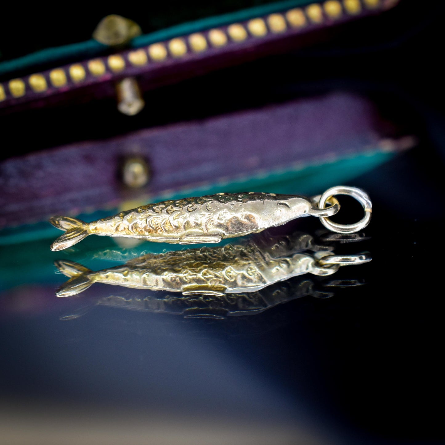 Vintage 9ct Gold Fish Charm | Dated 1959