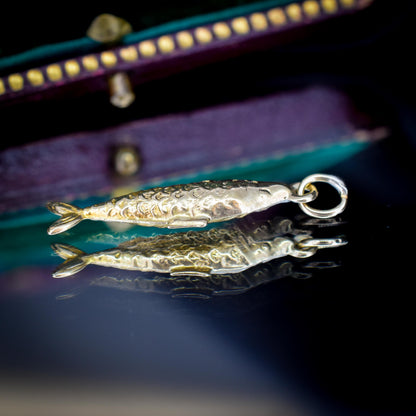 Vintage 9ct Gold Fish Charm | Dated 1959