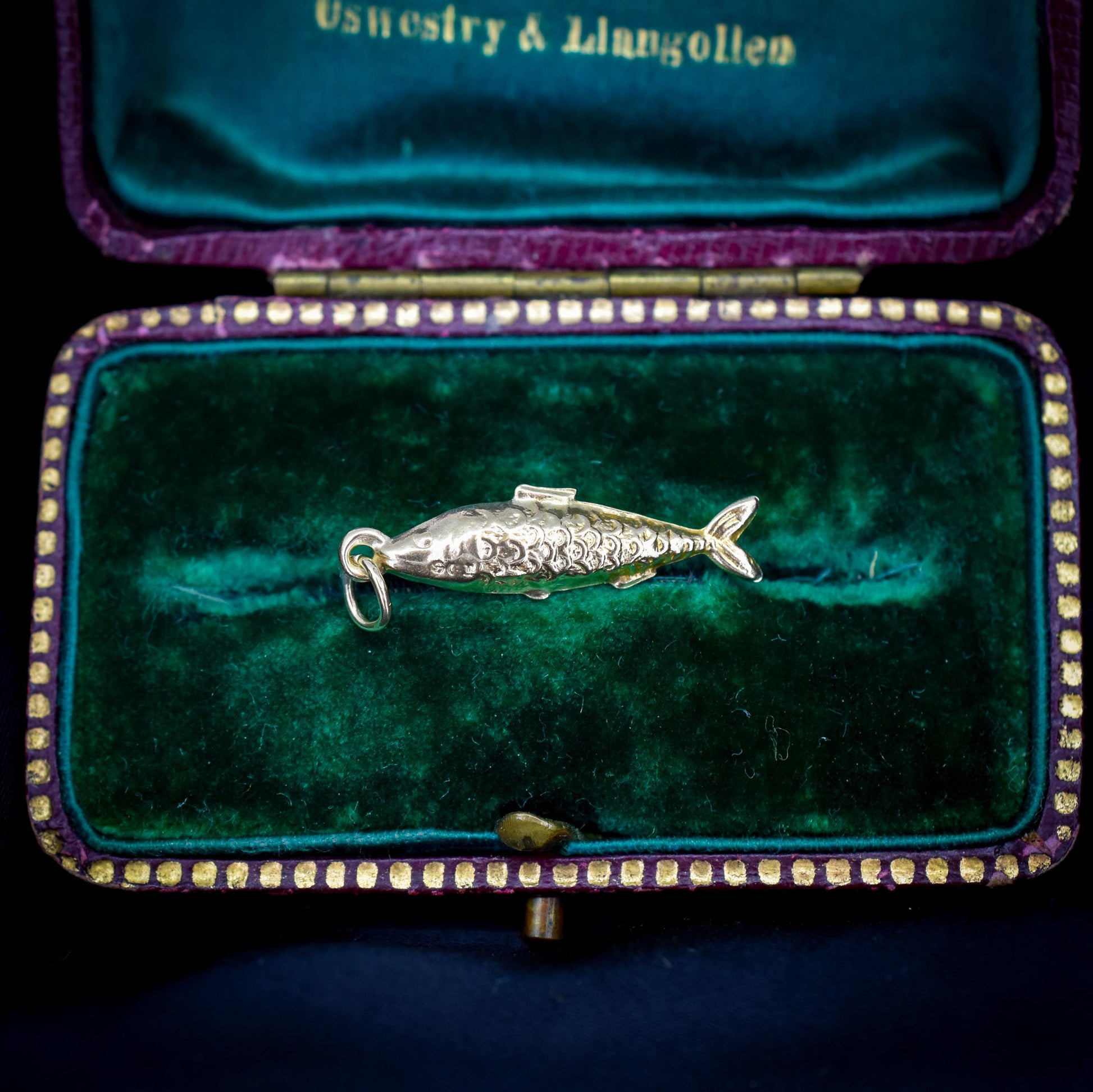 Vintage 9ct Gold Fish Charm | Dated 1959