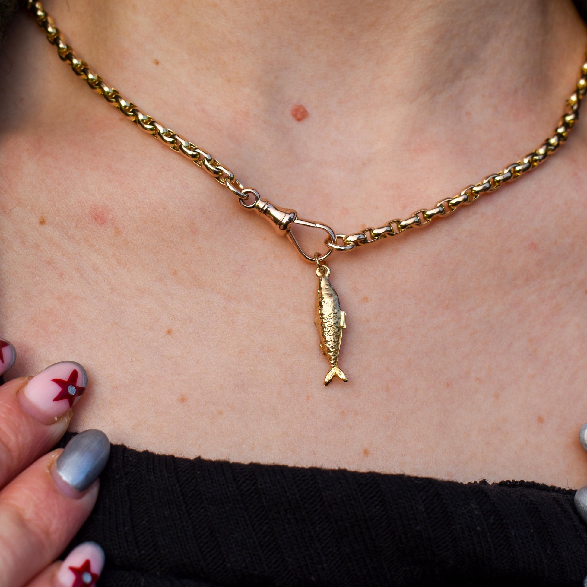 Vintage 9ct Gold Fish Charm | Dated 1959