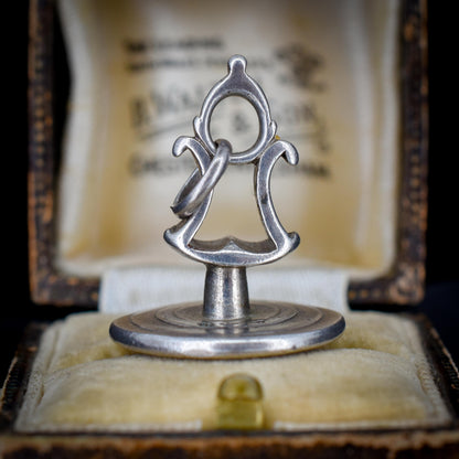 Antique Georgian Anchor Sterling Silver Fob Seal | Dated 1818