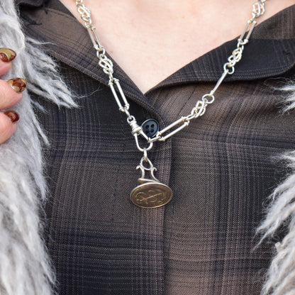 Antique Georgian Anchor Sterling Silver Fob Seal | Dated 1818