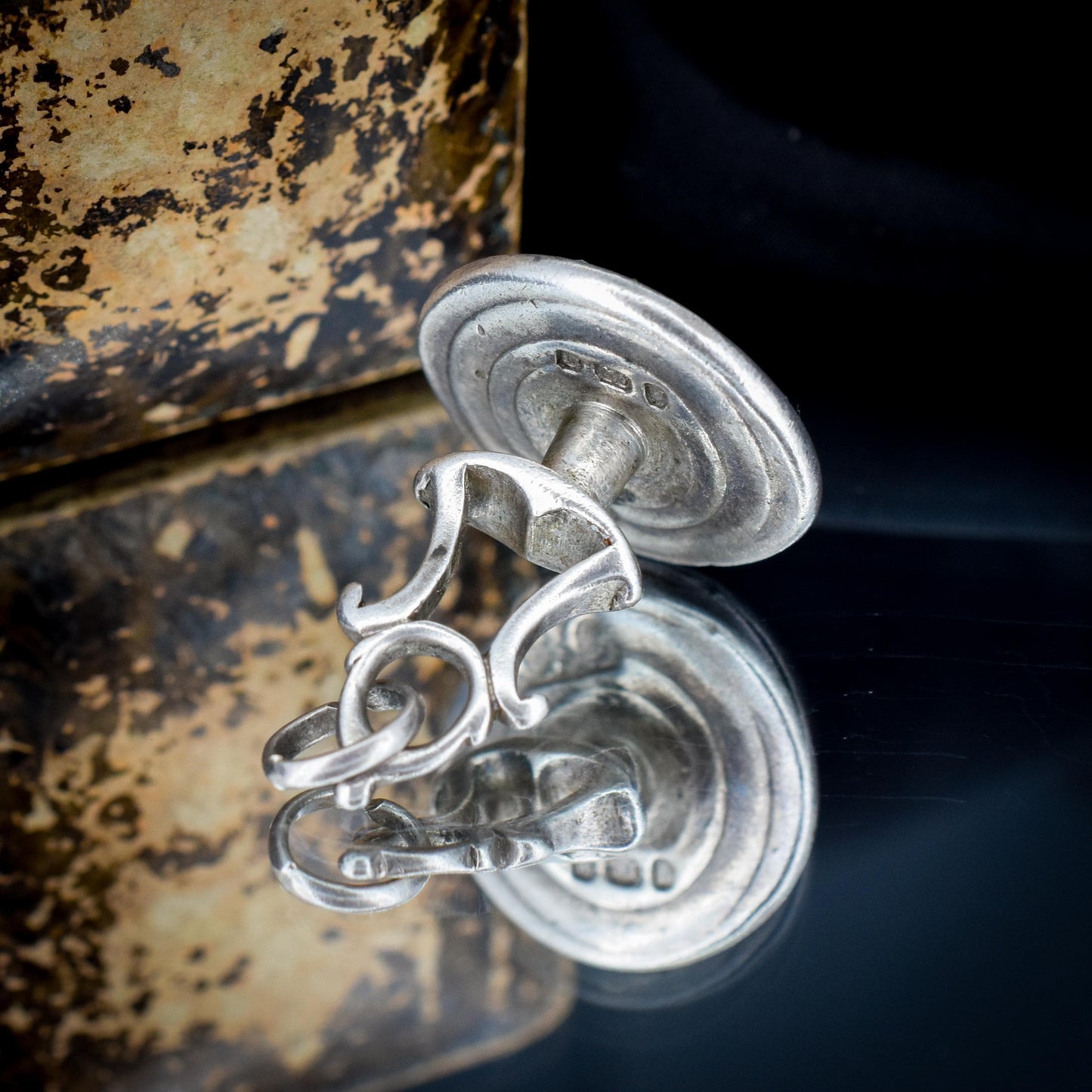 Antique Georgian Anchor Sterling Silver Fob Seal | Dated 1818