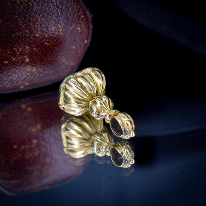 Antique Chalcedony 'A TRUE FRIEND' Intaglio Gold Cased Fob Seal Pendant