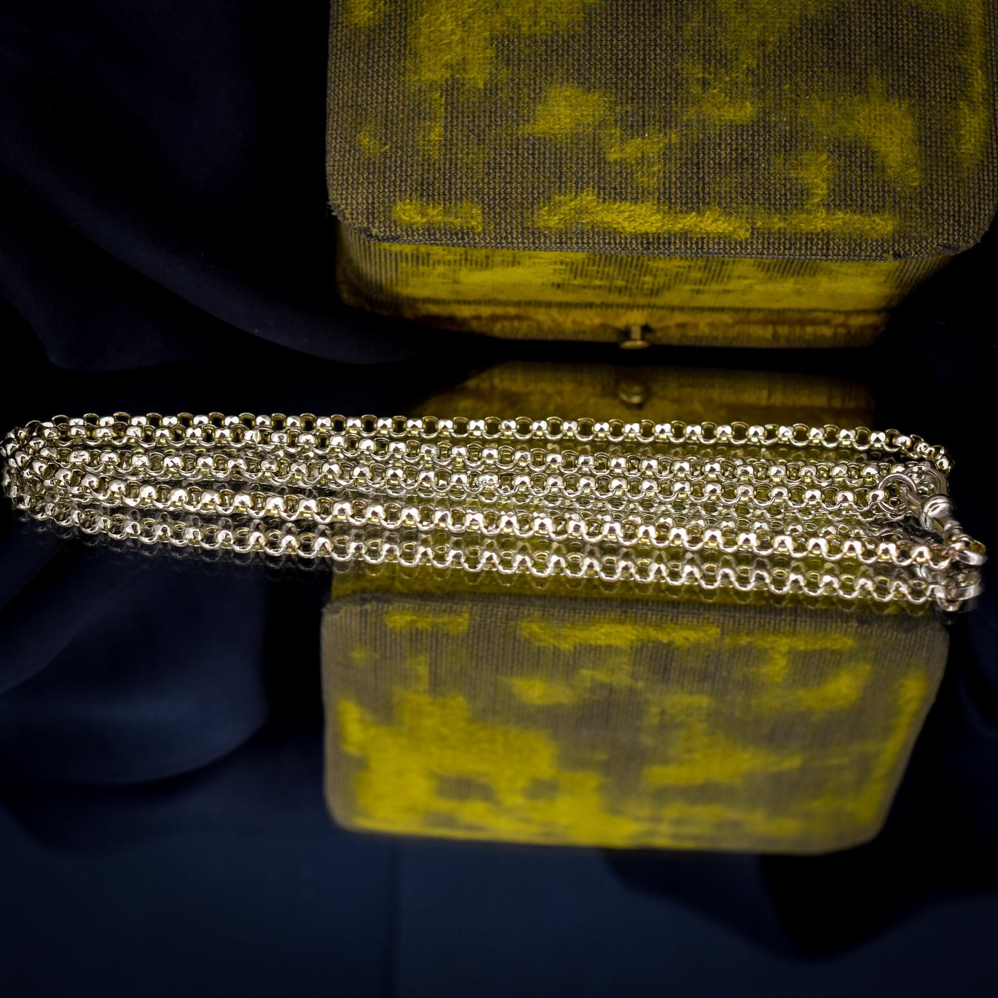 Antique Victorian 9ct Gold Chain Necklace with Dog Clip | 20.5"