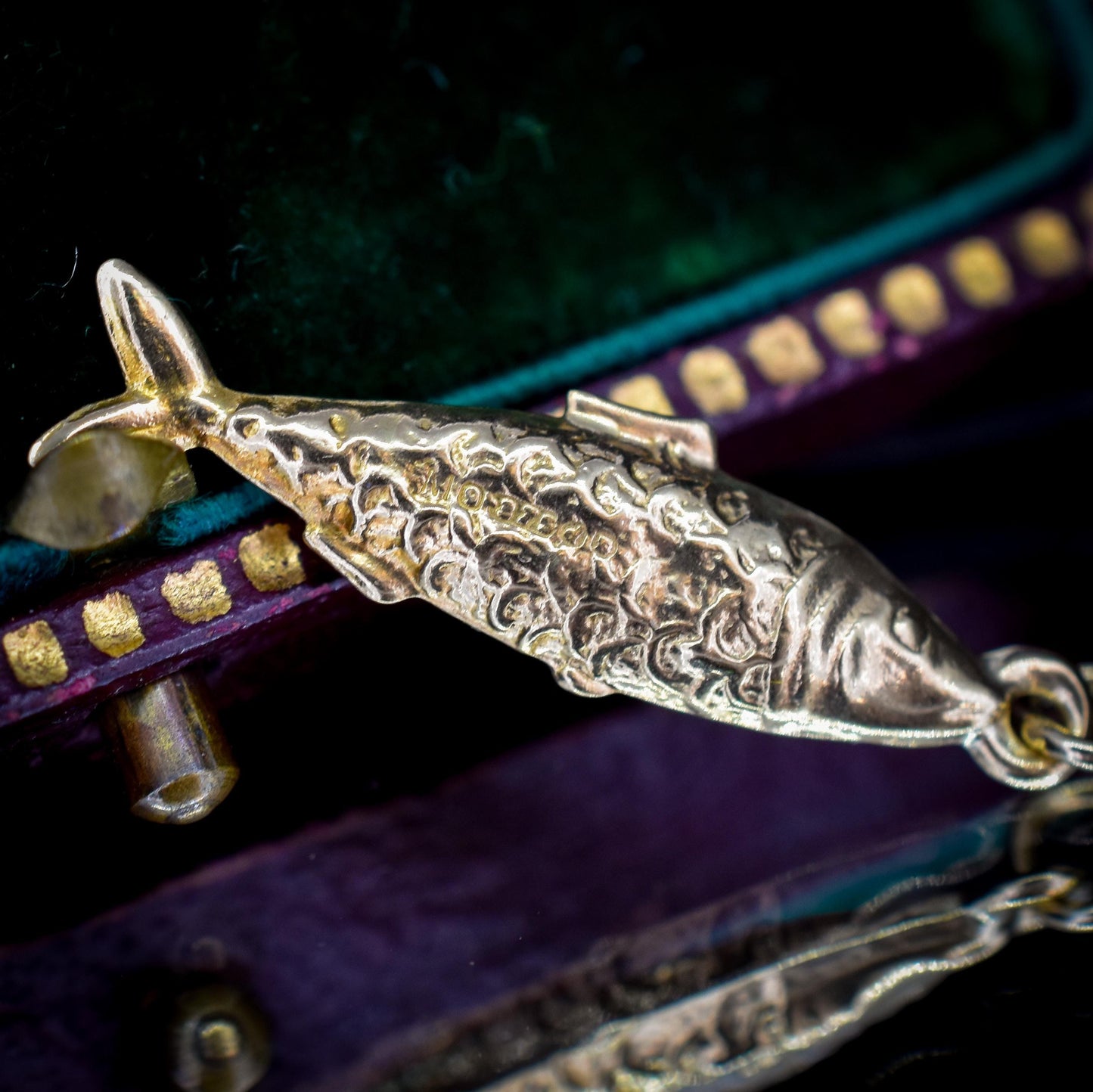 Vintage 9ct Gold Fish Charm | Dated 1959