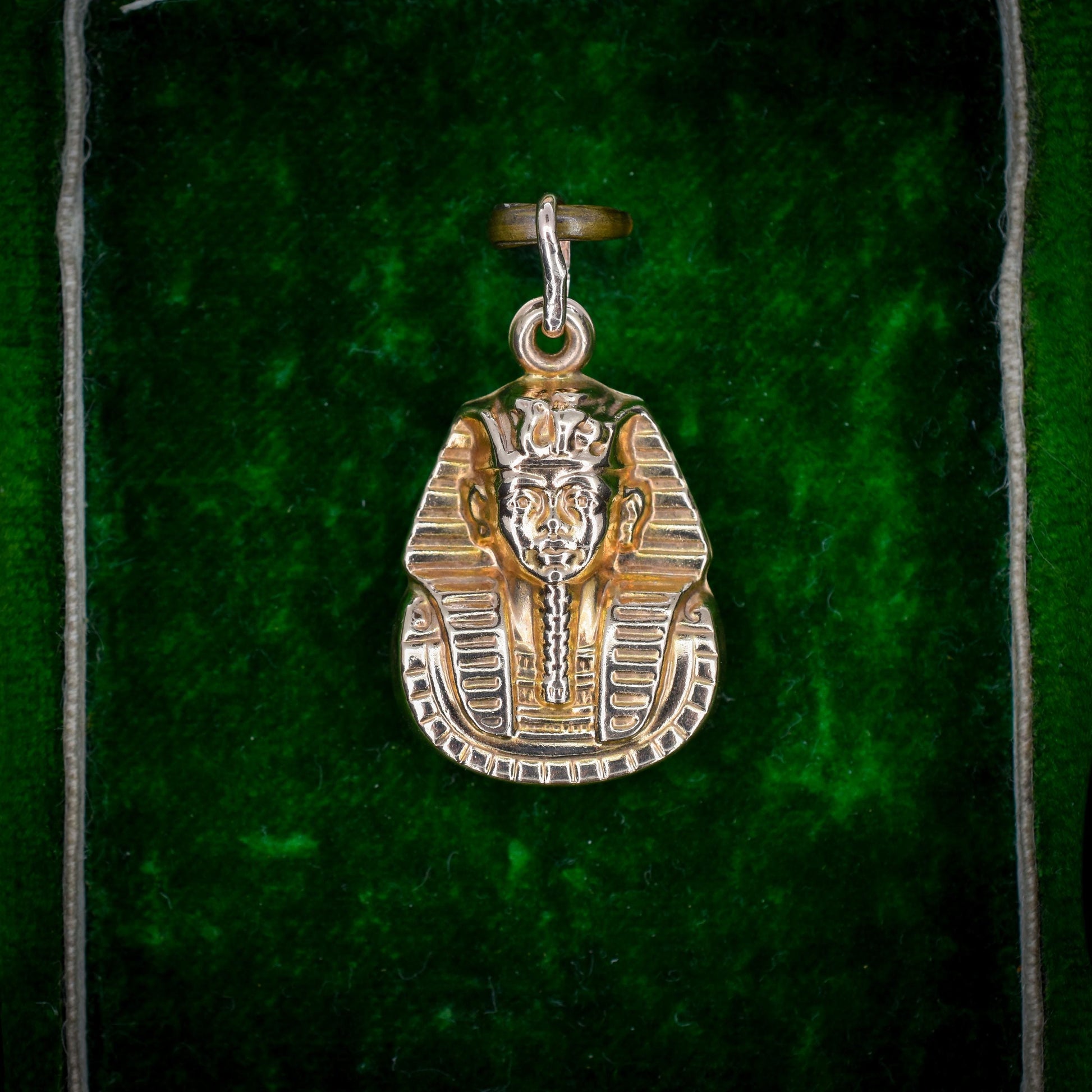 Vintage 9ct Gold Tutankhamun Egyptian Revival Charm