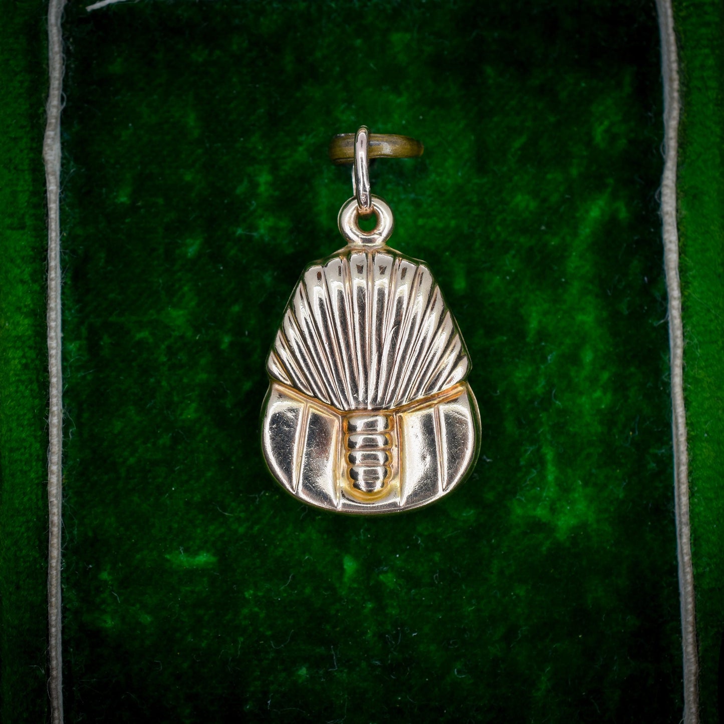 Vintage 9ct Gold Tutankhamun Egyptian Revival Charm
