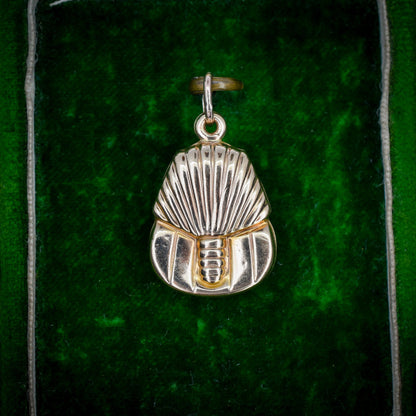 Vintage 9ct Gold Tutankhamun Egyptian Revival Charm