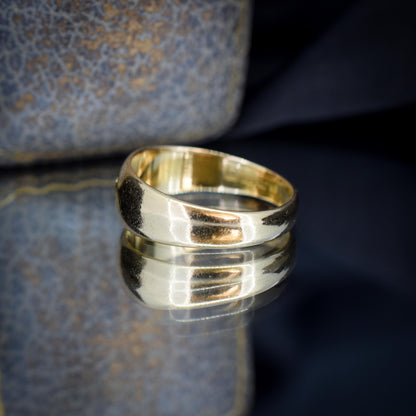 Antique 18ct Gold Diamond Starburst Gypsy Ring | Dated 1918