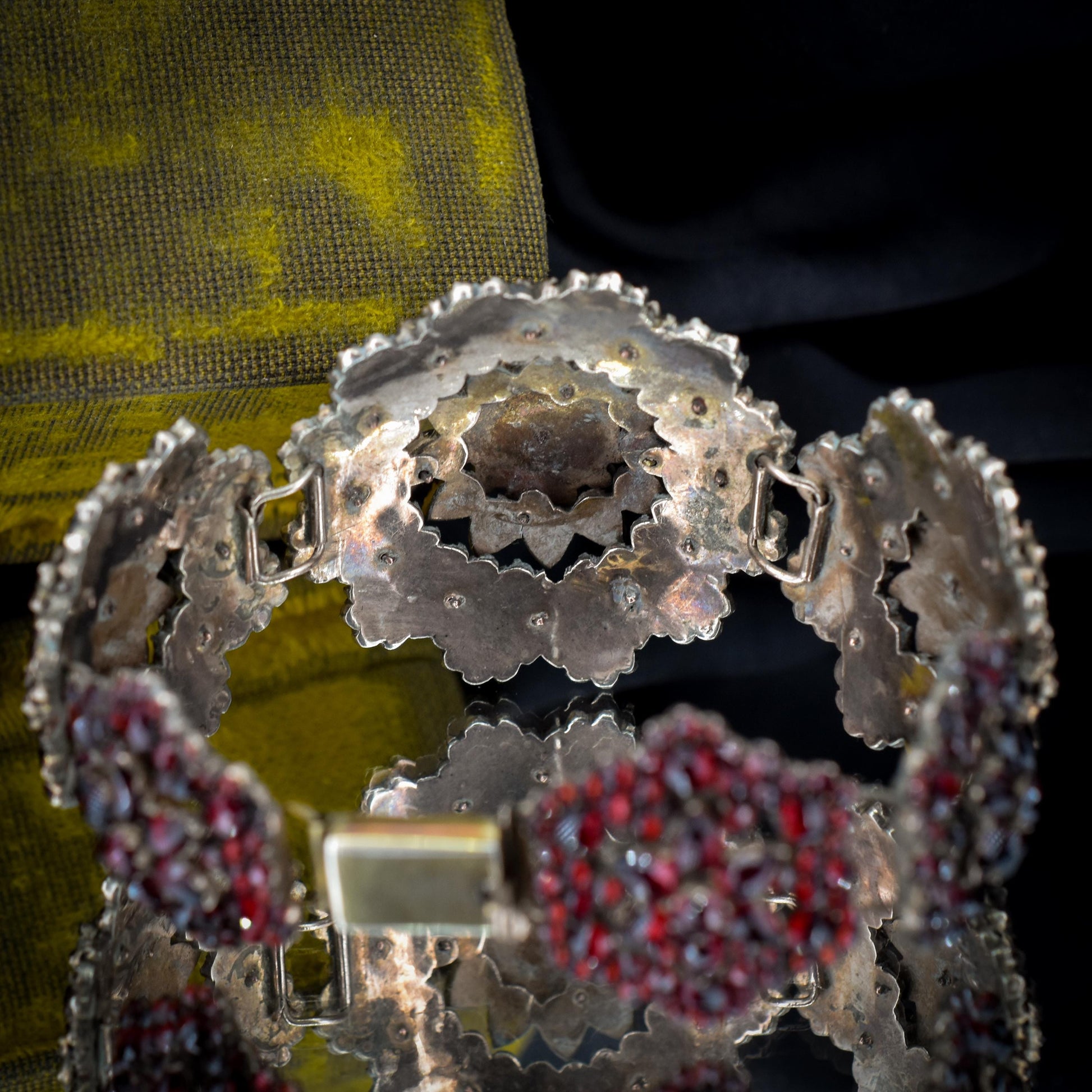 Antique Victorian Bohemian Garnet Bracelet | Circa.1890