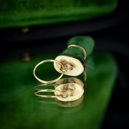 Vintage Green Jade Hand Mano Figa Pendant