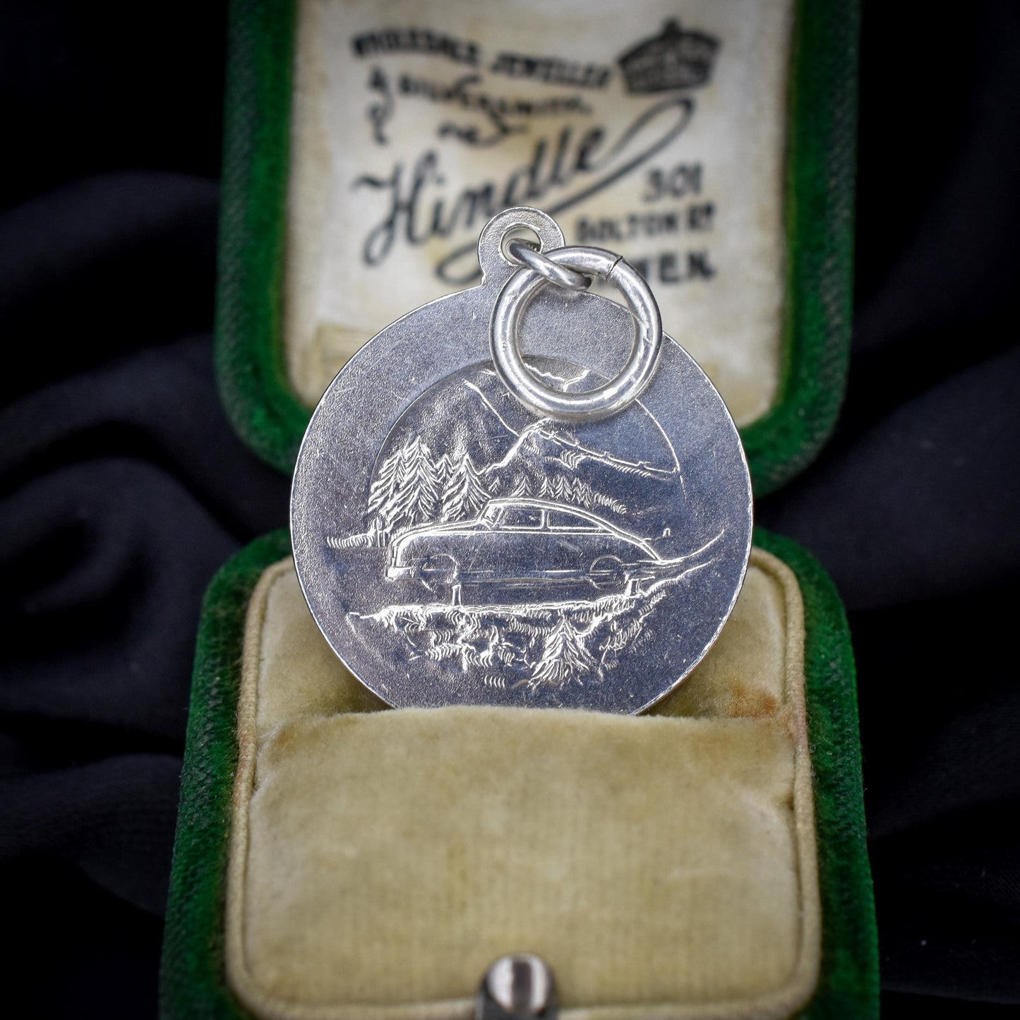 Vintage Silver St. Christopher Charm Pendant