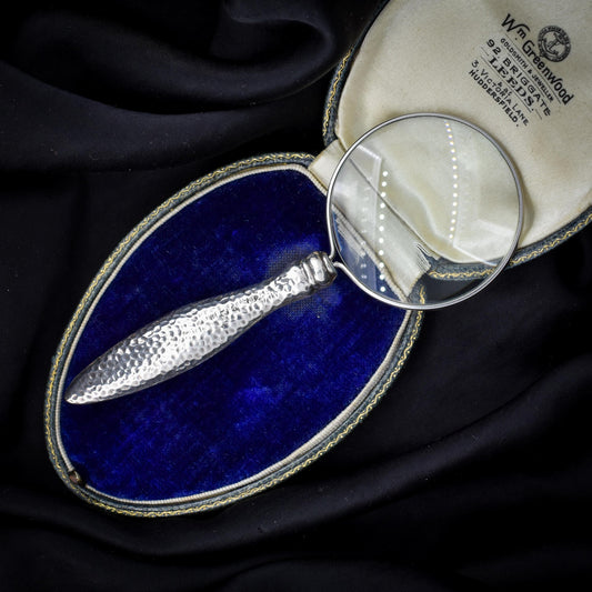Antique Sterling Silver Magnifying Glass | Birmingham 1914