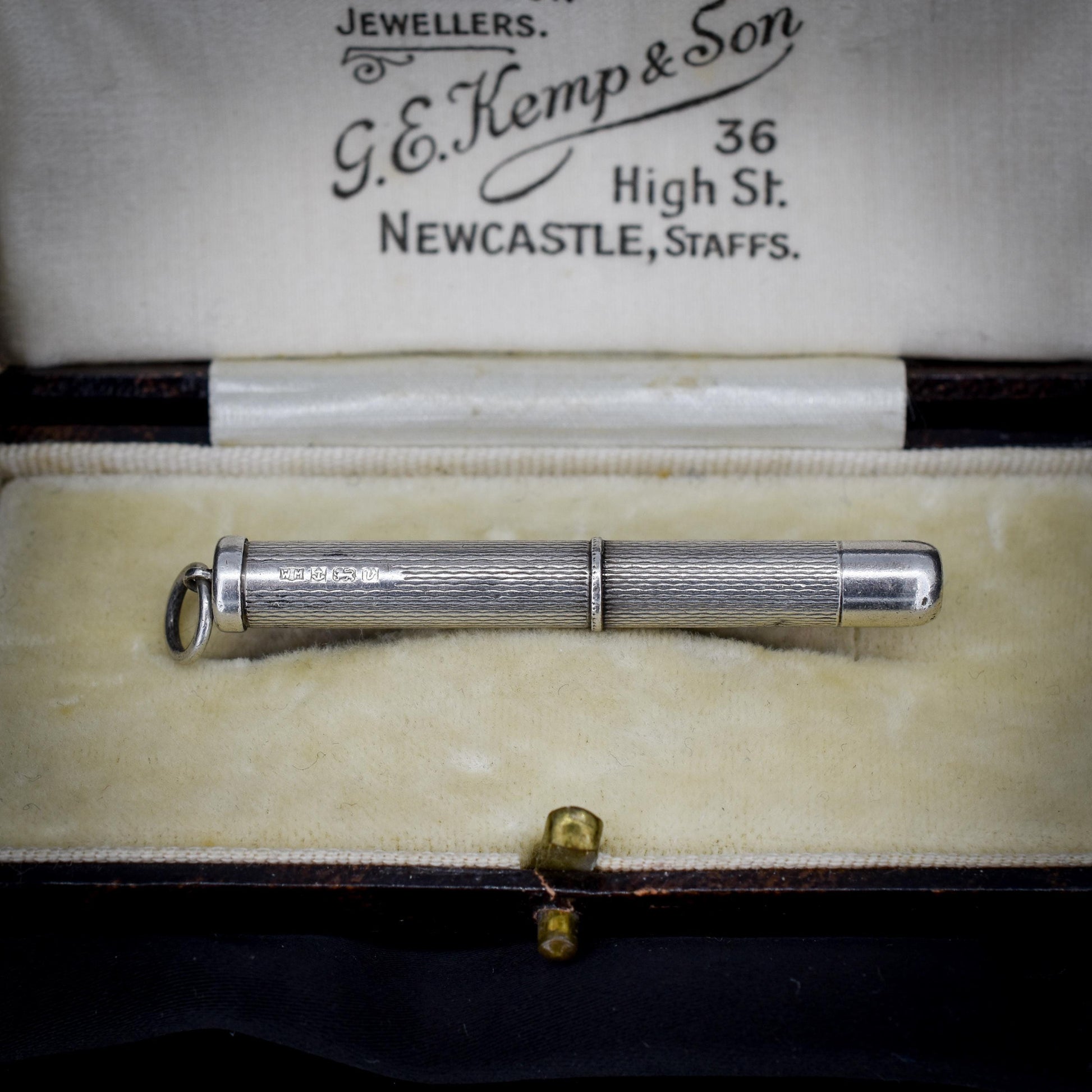 Vintage Sterling Silver and Gold Toothpick Pendant | 1995