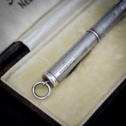 Vintage Sterling Silver and Gold Toothpick Pendant | 1995