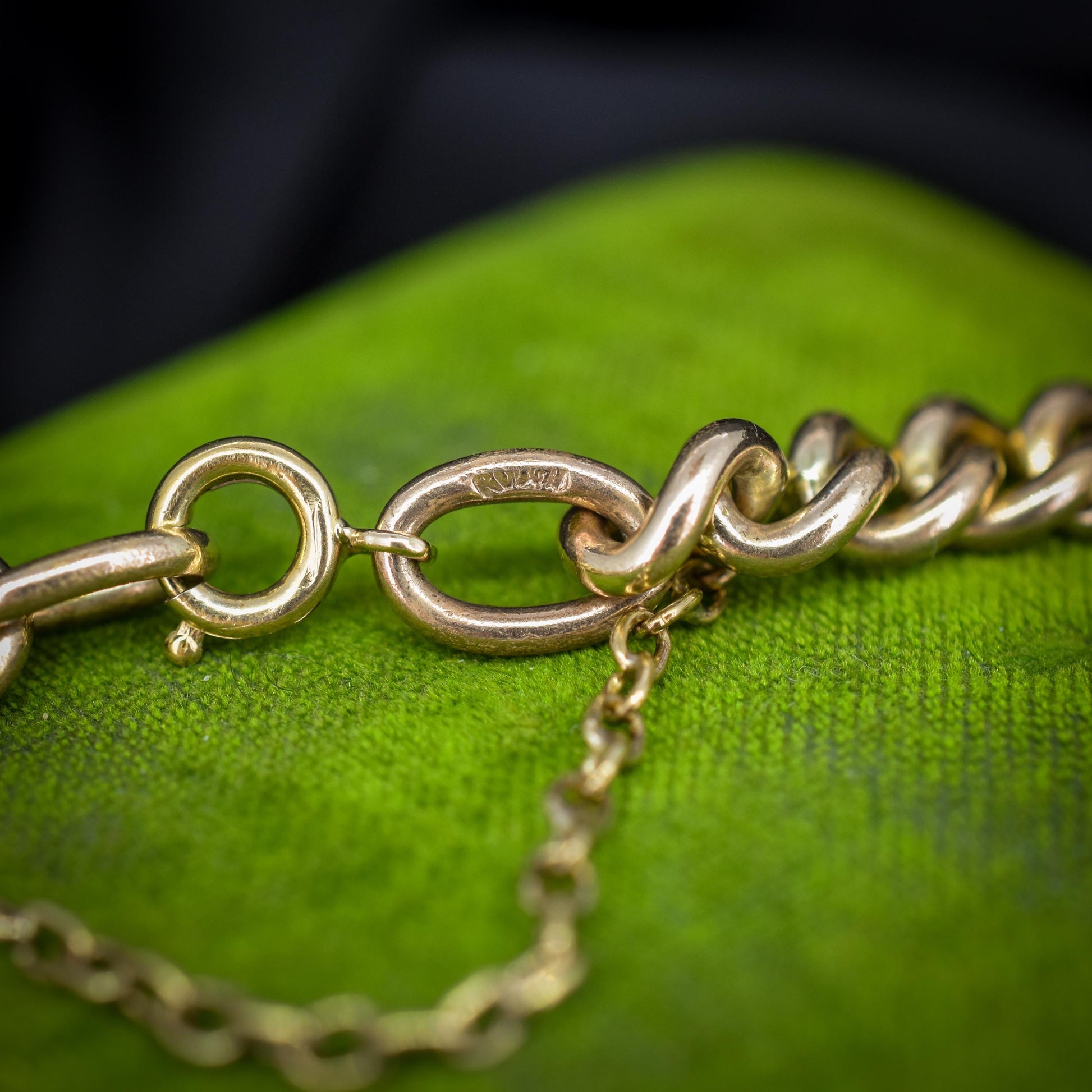 Antique Rolled Gold Turquoise and Pearl Bracelet and Brooch Jewellery Set