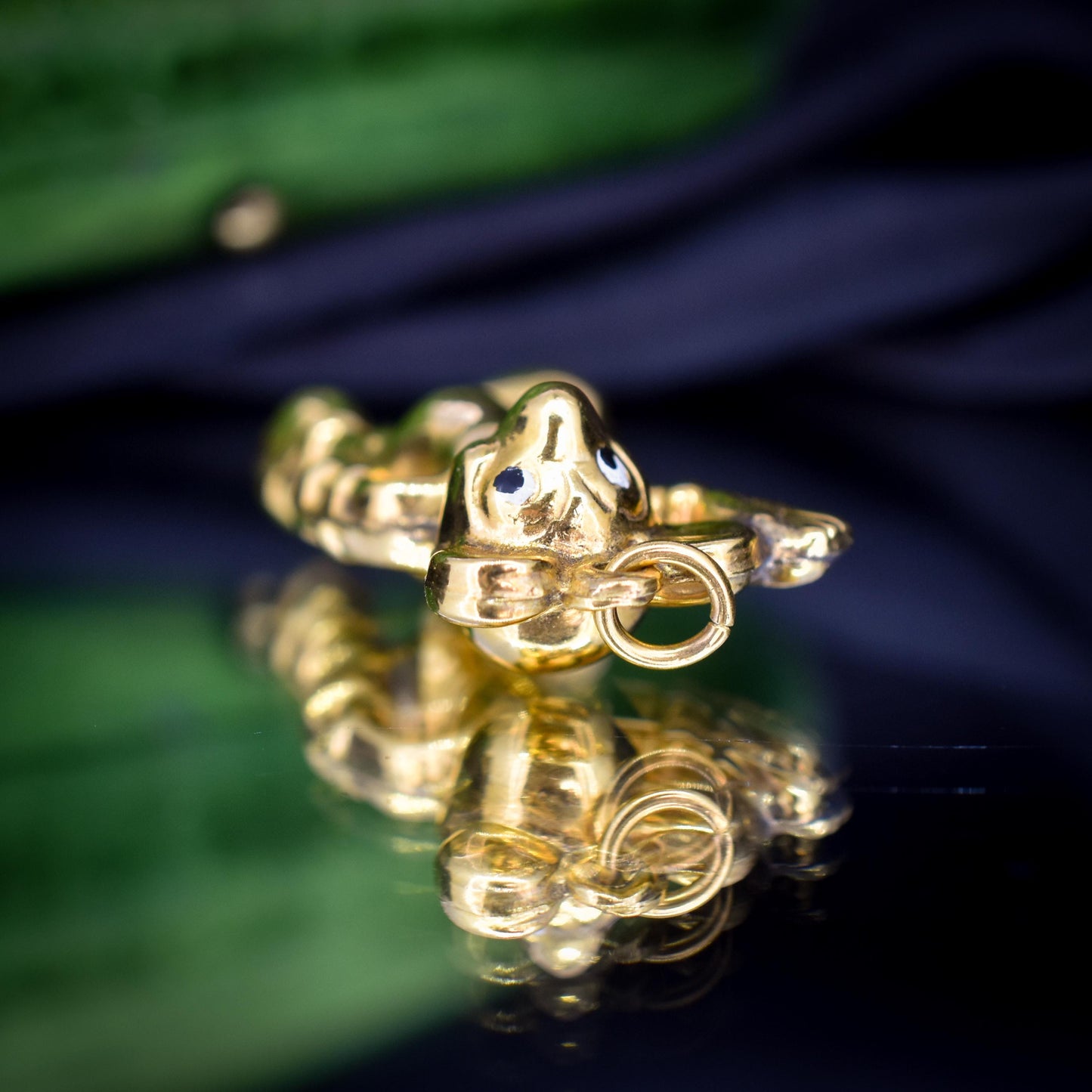 Vintage 9ct Gold Mickey Mouse Enamel Charm | Dated 1977