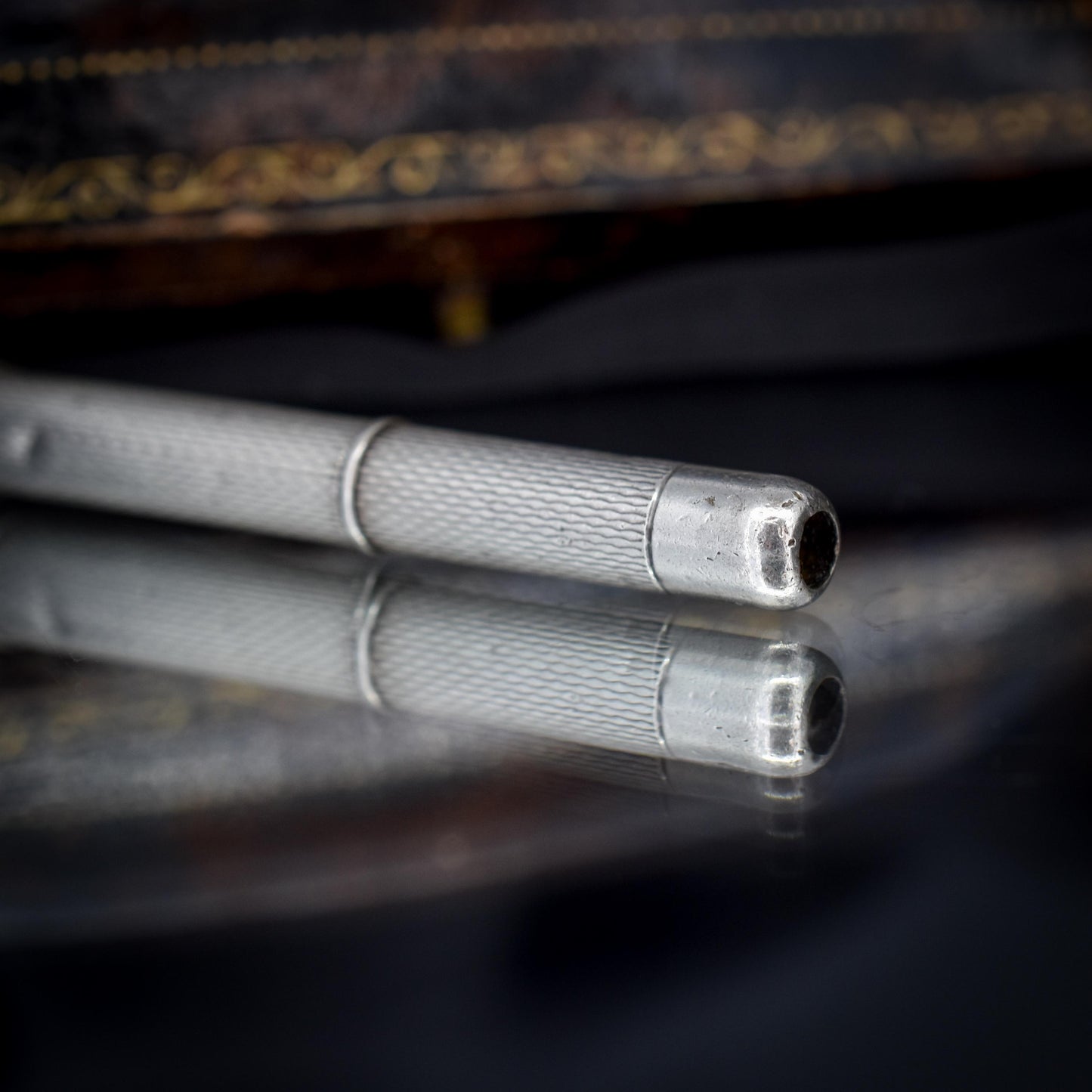 Vintage Sterling Silver and Gold Toothpick Pendant | 1995